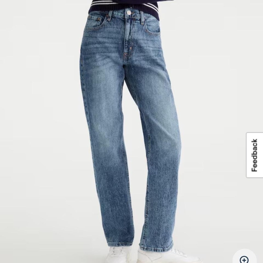 Aeropostale High Rise Baggy Jeans Medium Wash Blue Womens Size 2 Short Denim - Picture 8 of 8